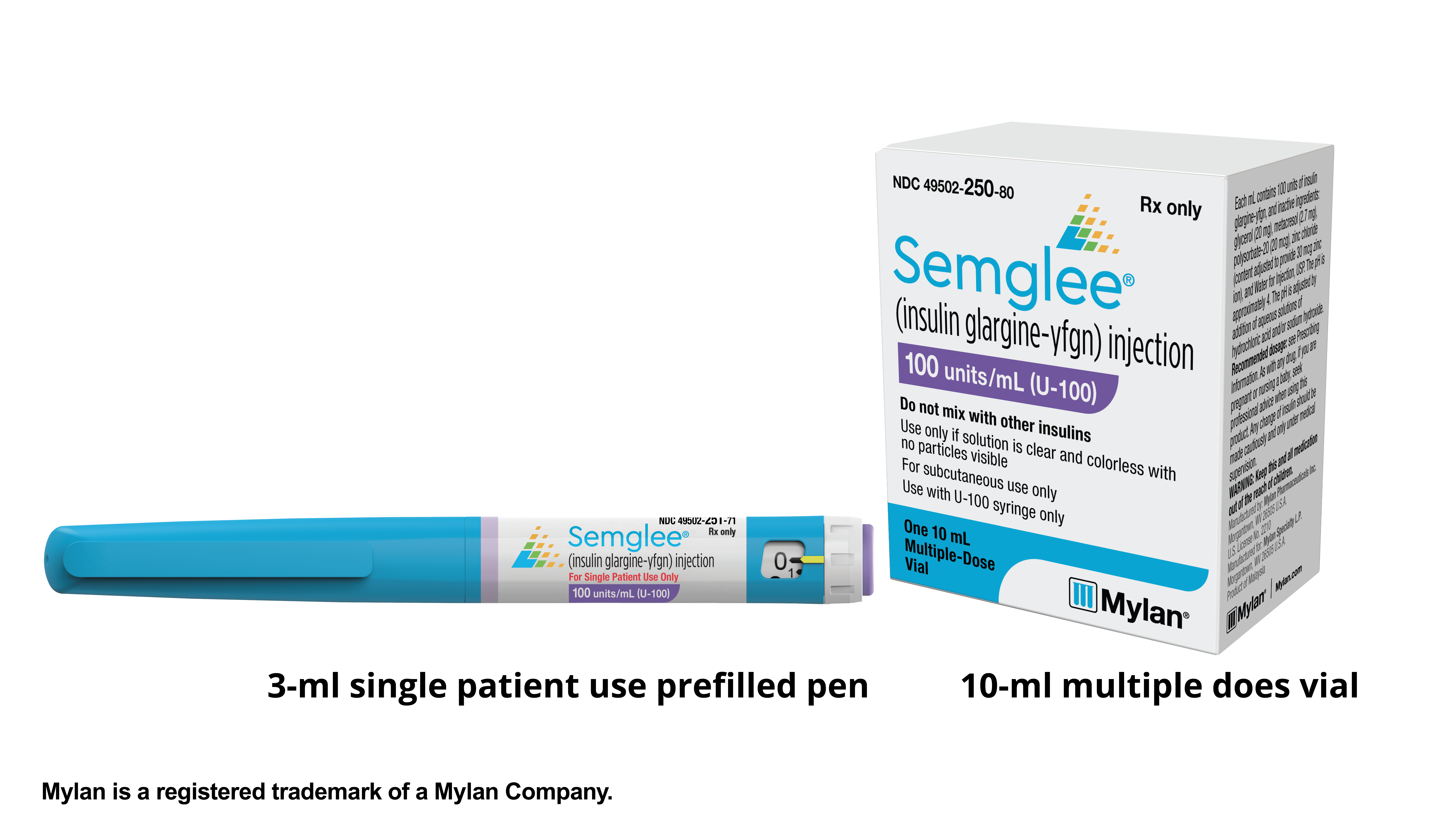 Insulin Pen and Product Vial Package