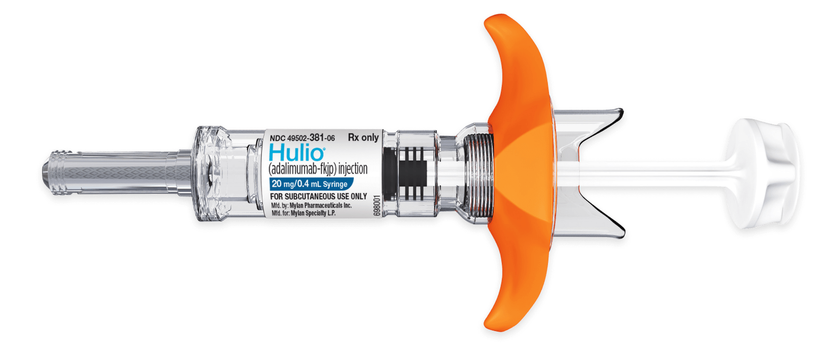 Hulio prefilled syringe